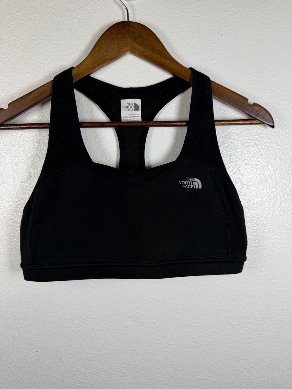 The North Face Black Racerback Medium-Support Sports Bra